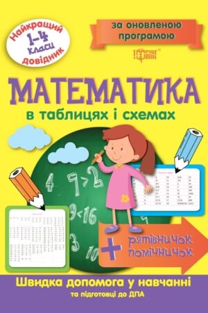 Математика в таблицях та схемах 1-4 класи. Найкращий довідник.